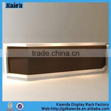 Wholasale bar counter for sale /mdf cashier counter /cashier counter design