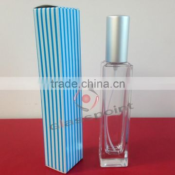 60ml perfume bottle sprayer, square perfume bottles for french perfume