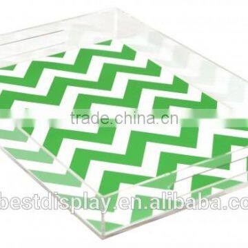 beautiful wholesale custom acrylic serving tray,clear acrylic tray,acrylic tray with insert manufacturer