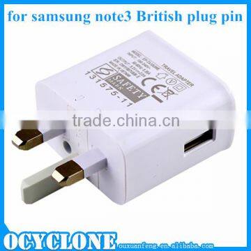 travel charger note3 three plug pin charger