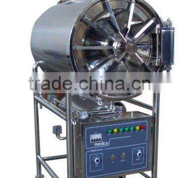 Horizontal cylindrical pressure steam sterilizer