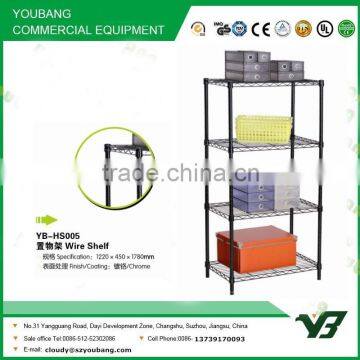 2015 Hot Sell NSF 48x14 Inch Heavy Duty 5 Layer Home Use Wire Epoxy Display Rack (YB-WS011) photo-2