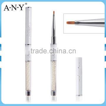 ANY White Pearl Handle Nail Art Painting Nail Art One Stroke Brush