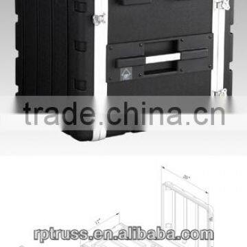 New large heavy duty black ABS aluminum flight case