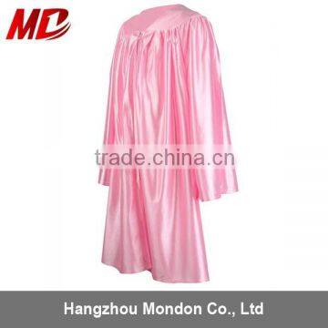 Children Graduation Gown Shiny Pink