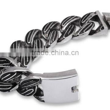 Good Lucky New Fashion Mens Bracelet Models, Stainless Steel Heavy Bracelet, Mens Hand Bracelets AB066