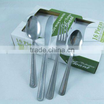 SH1034 Cheap tumble Polish Cutlery set