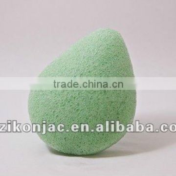 Green Tea Drop Natural Konjac Sponge