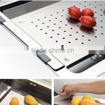 HOUSESTAR HOT SELLING Handmade Kitchen Sink Stainless Steel Rice Colander photo-4