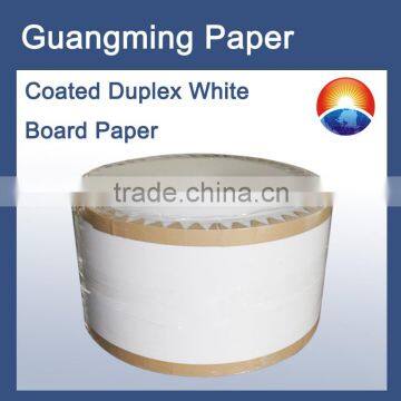 good quality duplex board white back paper roll