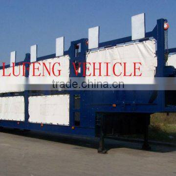 Car Carrier Semi-trailer ,tow axles for 8 cars