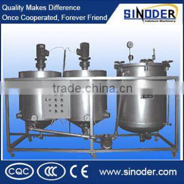 Full automatic edible oil refinery/ sunflower crude oil refinery machine/ peanut oil refinery machine