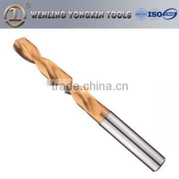 Solid carbide drill bits for hardened steel, staineless steels, cutting tools