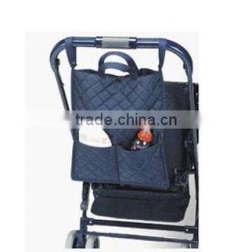 quilted Stroller Tote Diaper Bag