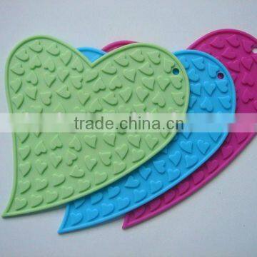 heart-shaped mat