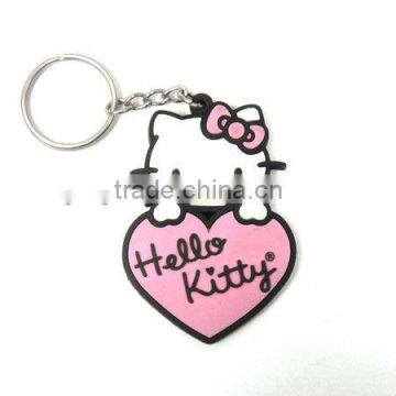 Promotional cheap carton soft PVC sex key chain