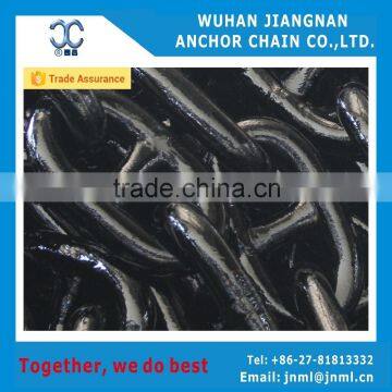 High strength steel boat studless ship chains for anchor 24mm