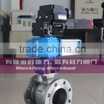 Flange V Port Ball Valve