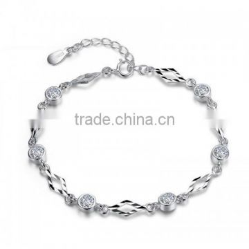 Mexico manufacturer cheap jewelry AAA CZ 925 bracelet