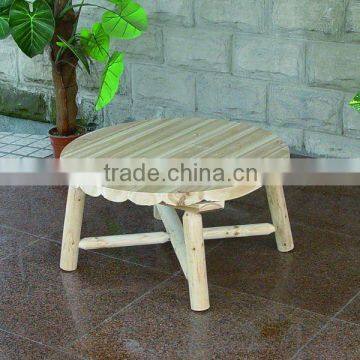 wooden garden table