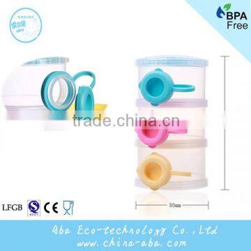 Good quality infant milk powder container baby feeding set