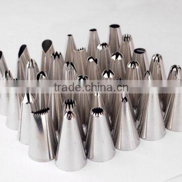 Icing Cake Pastry Cream Pastry Nozzle Tips Decorating Stainless Steel