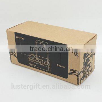 100% Natural 2 in 1 Wooden Watch Stand for IPhone for Apple Watch Bamboo Wood Charging Stand Quality Choice