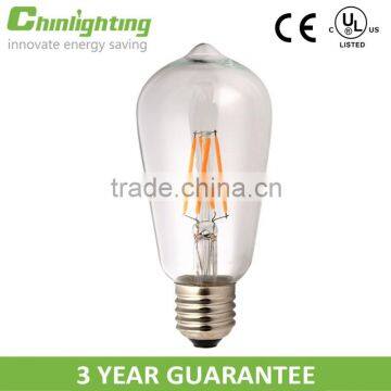 UL LED 3000k S19 st58 vintage antique lamps led edison bulb