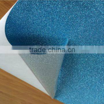 Solid color self adhesive glitter paper for decoration