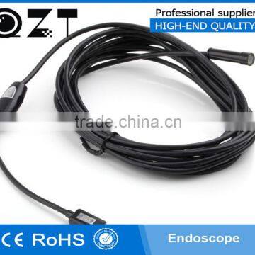 7mm android mobile internet borescope micro mini usb endoscope camera snapshot 1M/3.5M