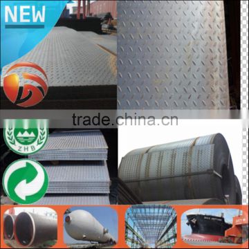 Checker Checkered steel plate 3.5mm thick carbon chequered tear drop steel plate SS400 mild steel plate