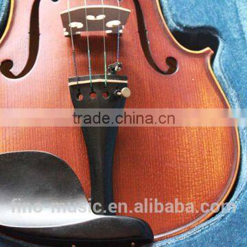 (FV-13E) Solid Violin Handmade Violin Ebony Parts photo-5