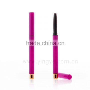 Slim design plastics eyeliner pen with brush