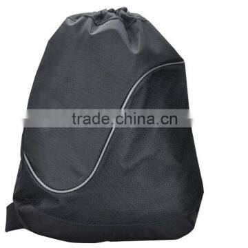 Factory price polyester drawstring backpack bag, Promotional custom polyester drawstring bag