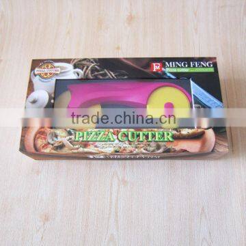 2014 hot sale & hot sale promotinal pizza cutter with color box