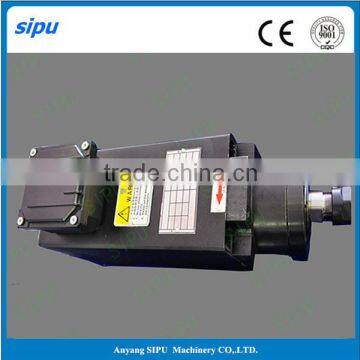 Air cooled woodworking machine spindle motor