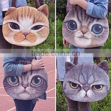 2015 Girls New Designed Spring Winter Women Single Shoulder Bag Cat Shape Women Handbag Retro Bag Free Shipping