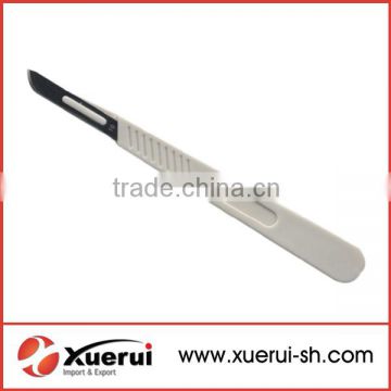 Disposable surgical steel stainless scalpel