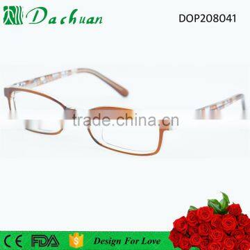 new arrive high quality fake acetate kids optical frames eyewear with beautiful pattern print