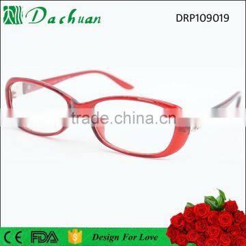 2016 fashionable PC injection high quality fake designer diamond reading glasses