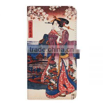 UV printing Japanese beauty design mobilephone case