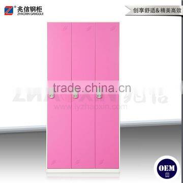 New Design Office Steel Furniture Locker Electronic Wardrobe Safe Steel Locker With 3 Doors photo-2