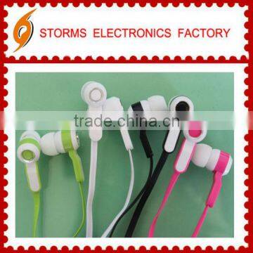 Colorful stereo handfree earbud&ear bud factory wholesale