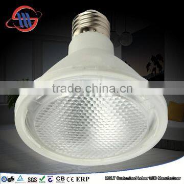 Haining LED PAR light par 30 LED bulb spotlight lampara dimmable SMD E27 10w TUV CE approved Mingshuai factory