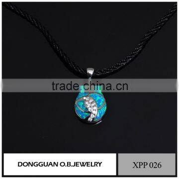 Fashion Wholesale Silver Plated Enamel Colorful Pendant jewelry