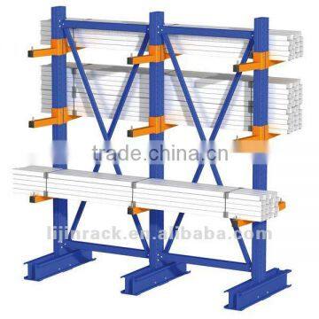 Selective adjustable storage cantilever rack