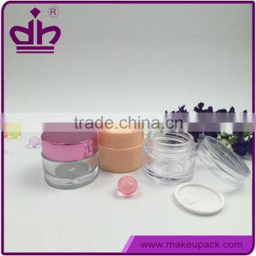 Promotional Small Clear Premium Plastic Cream Jar