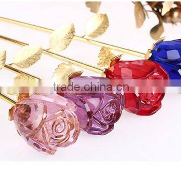 New Design Crystal flower gift