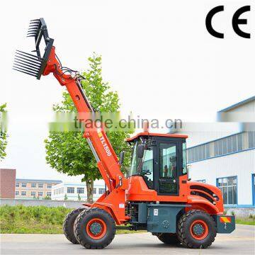 Chinese Mini Loader TL1500 4x4 Wheel Drive Telescopic Loader Wheel Loader for Sale photo-4