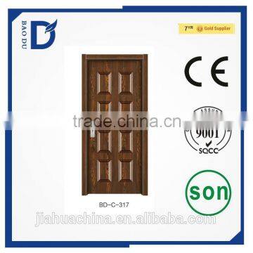Elegant Carving Design Room Security Steel Door,American Panel Door photo-3